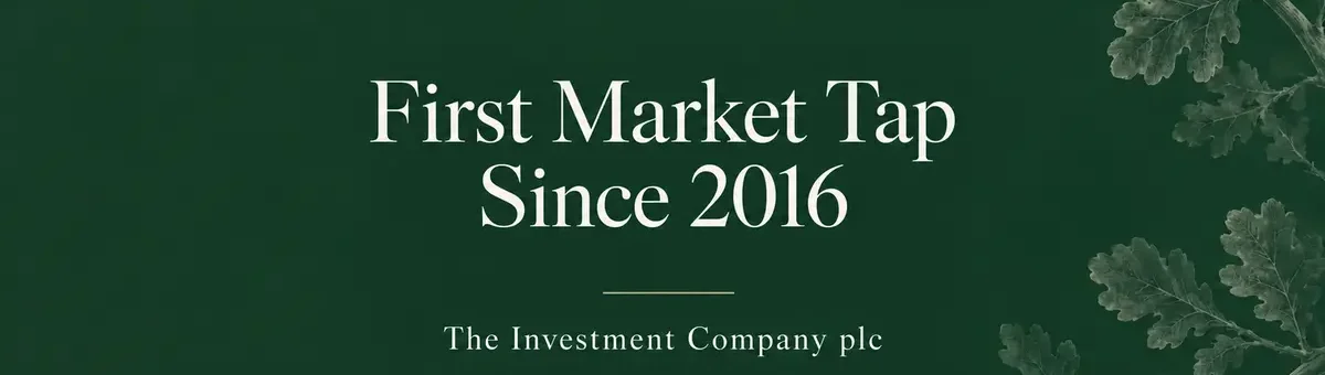 First market tap since 2016 - The Investment Company plc